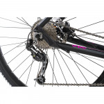 Krossový bicykel 28 Kands Avangarde Deore 3x9 Octalink HT Hydra D 19" Čierno-ružový matný